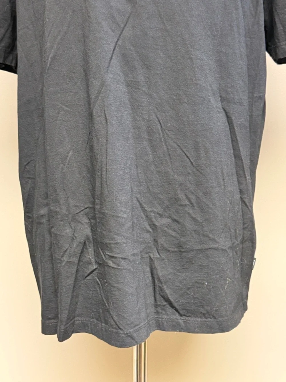 BOSS Slim Fit Mercerized Cotton Tee XXL Black Minimal